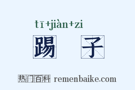 踢鞬子是什么意思的图片